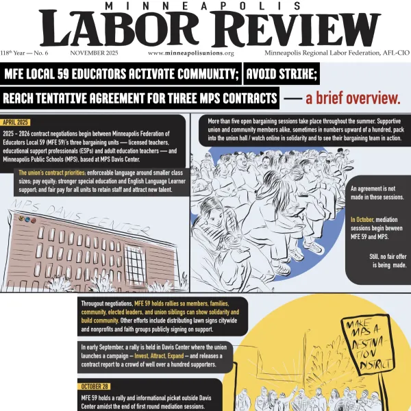Labor Review November 2025 Front Page